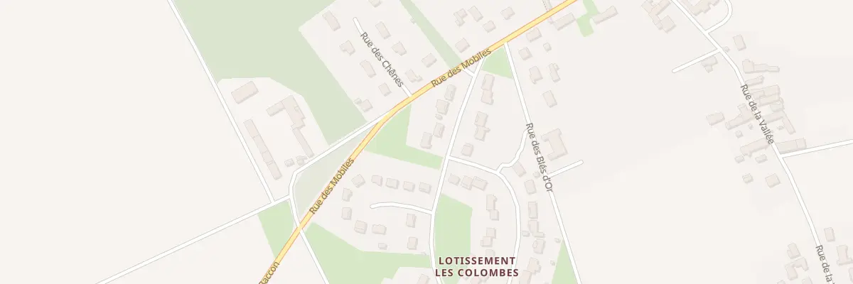 Plan du 9 Rue du Lot Les Colombes à Coulmiers