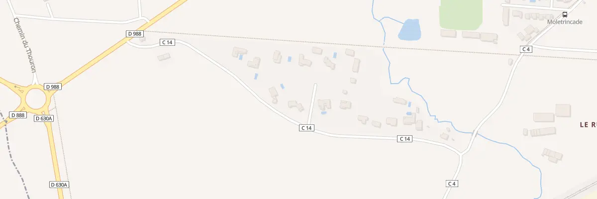 Plan du 304 Che du Thouron à Saint-Sulpice-la-Pointe