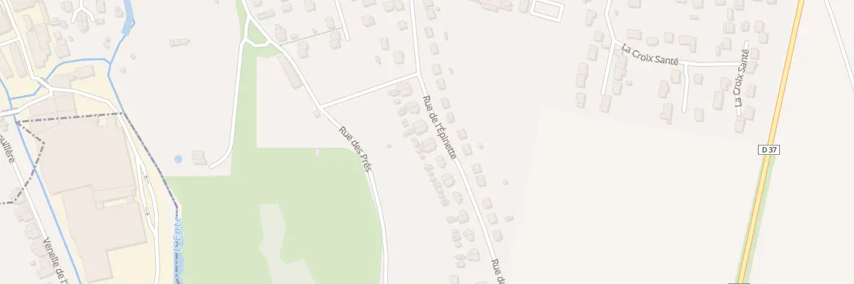 Plan du 20 Rue de l’Épinette à Bray-et-Lû