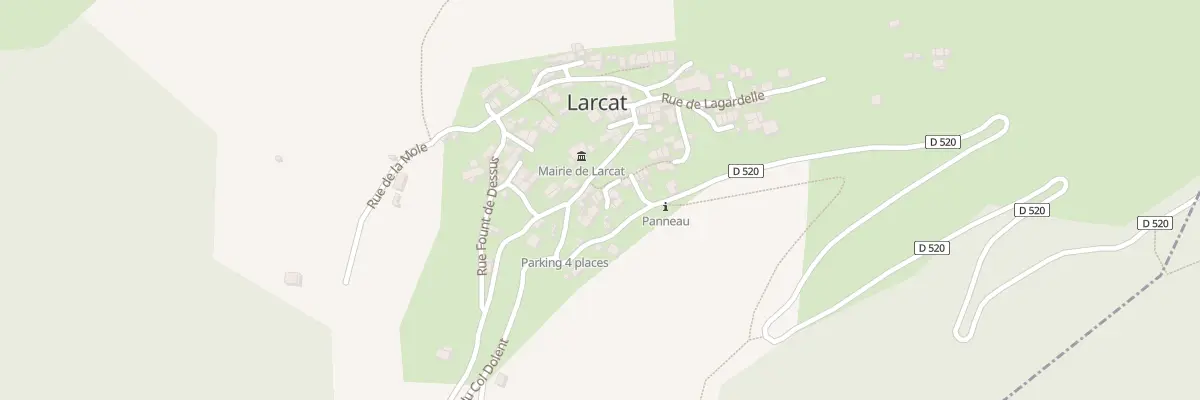 Plan du 8 Le Village à Larcat
