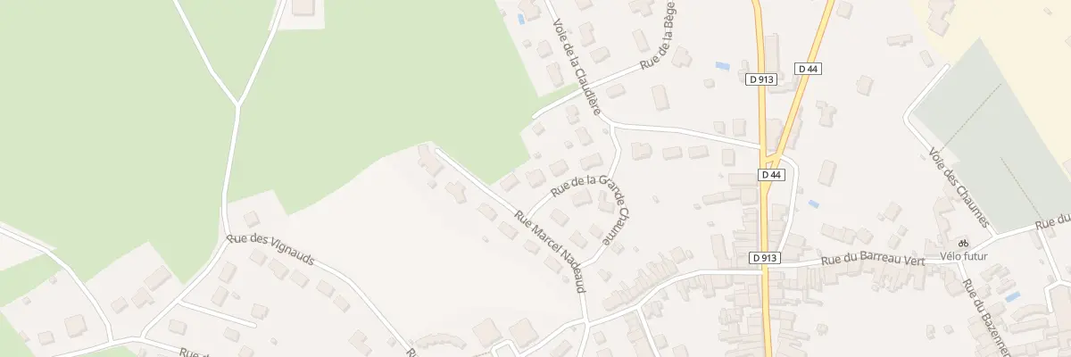 Plan du 6 Rue de la Grande Chaume à Dun-le-Palestel