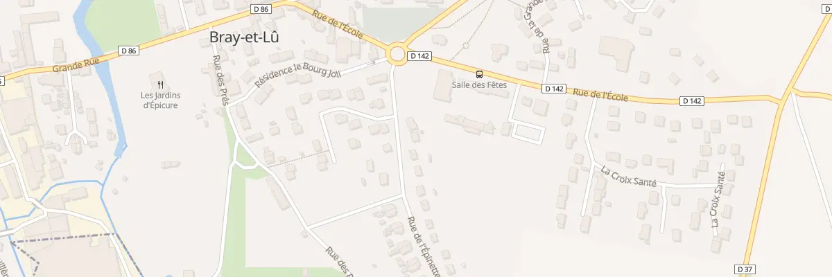 Plan du 3 Rue de l’Épinette à Bray-et-Lû