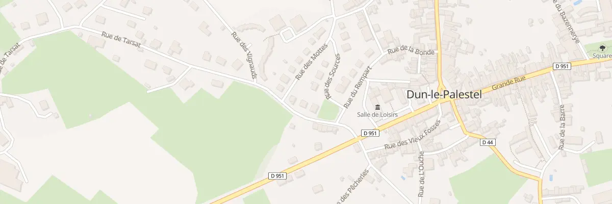 Plan du 6 Rue de Tarsat à Dun-le-Palestel