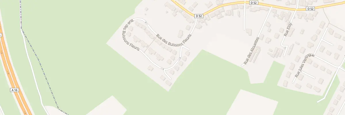 Plan du 46 Rue des Buissons Fleuris à Hesdigneul-lès-Boulogne