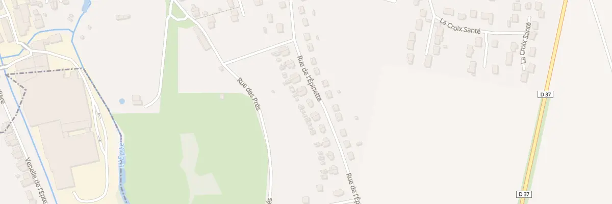 Plan du 24 Rue de l’Épinette à Bray-et-Lû