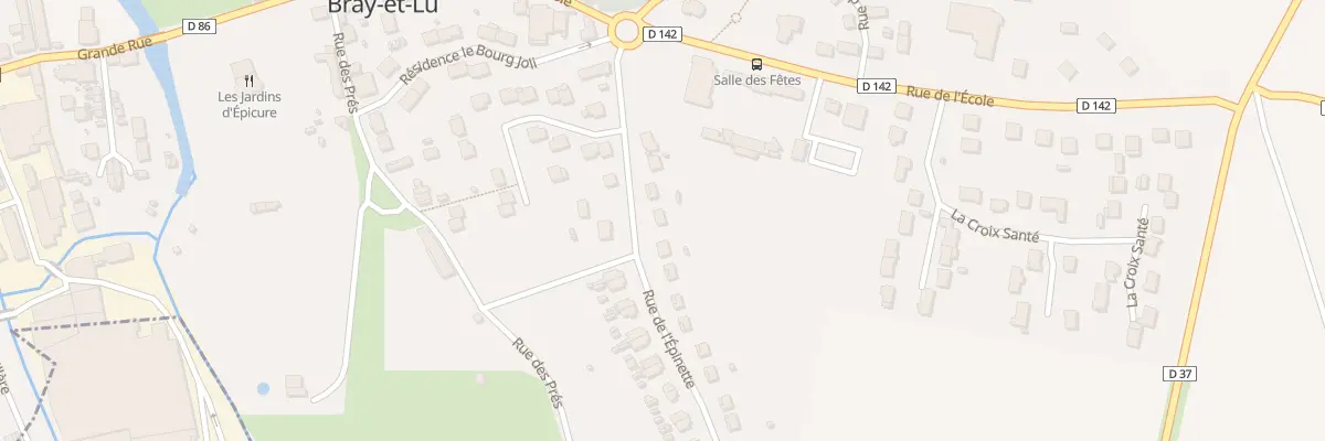 Plan du 7 Rue de l’Épinette à Bray-et-Lû