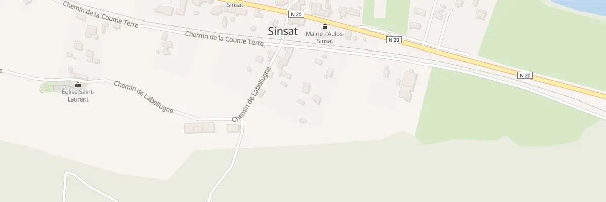 Plan du 6 Qua Vexane du Gourgas à Aulos-Sinsat