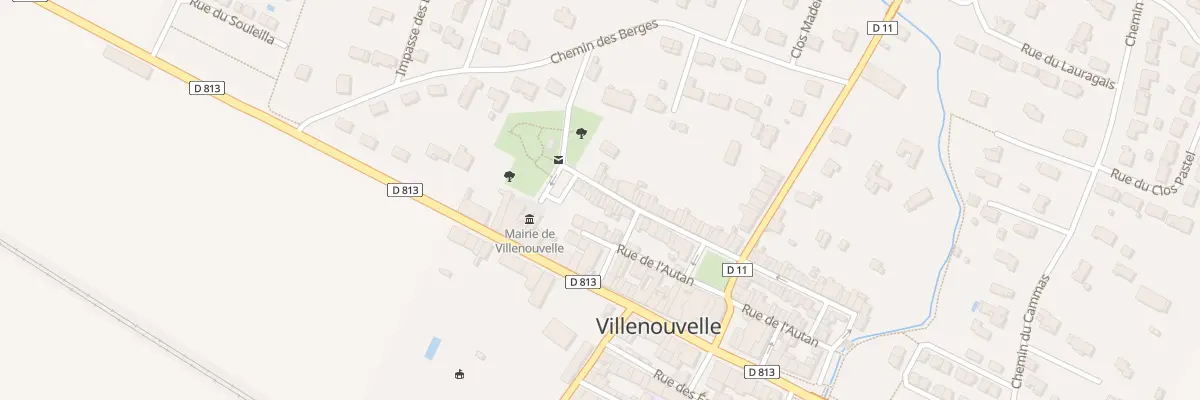Plan du 60 Rue de la République à Villenouvelle