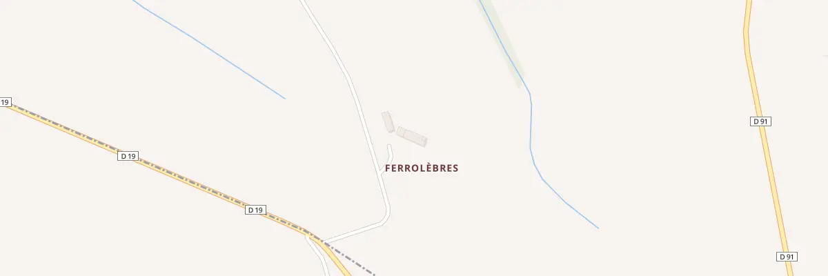 Plan du 22 Ferro Lebre à Monestrol