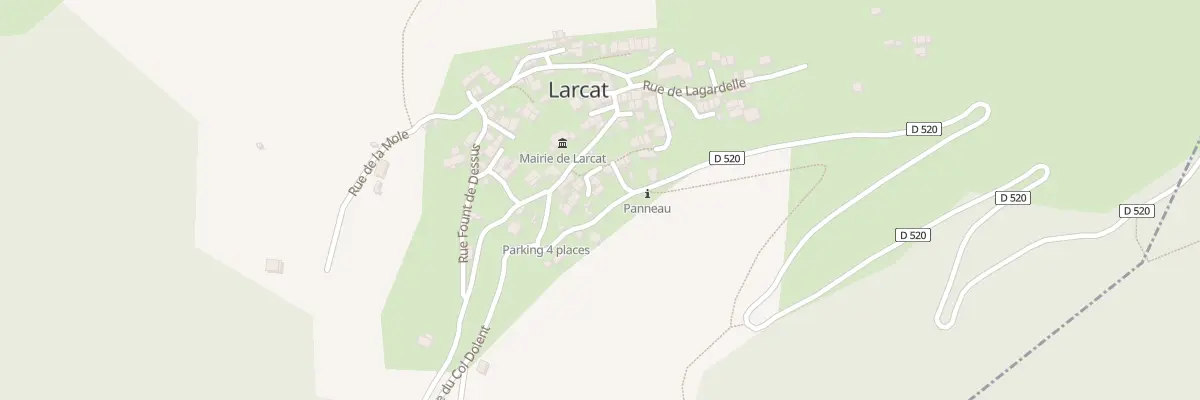 Plan du 7 Le Village à Larcat