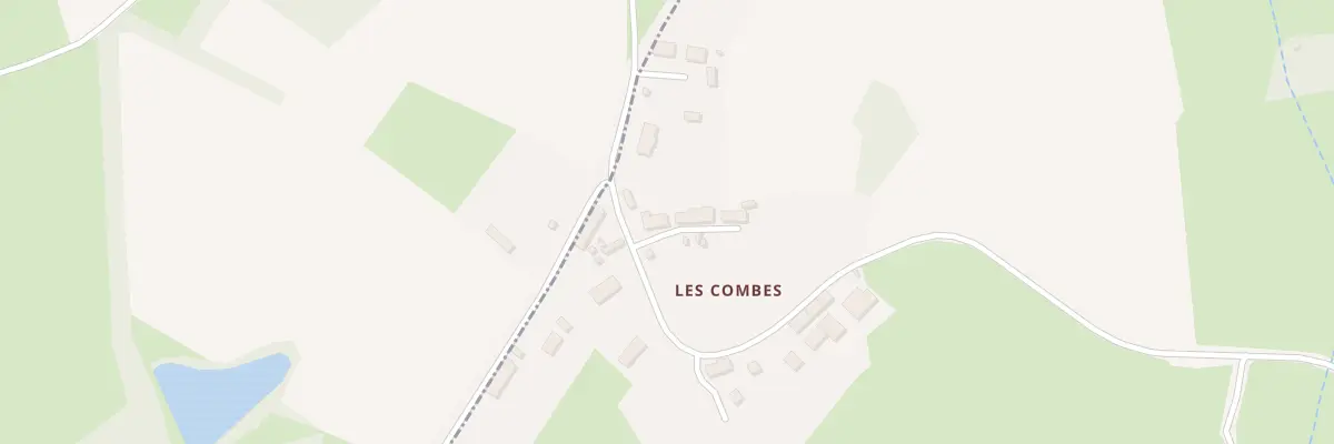 Plan du 4 Les Combes à Fresselines
