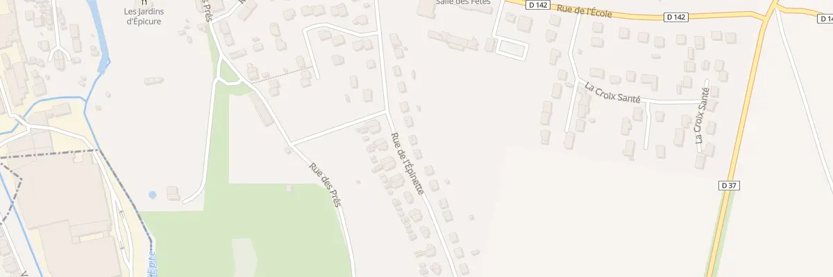 Plan du 13 Rue de l’Épinette à Bray-et-Lû