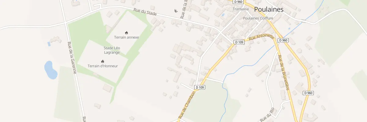 Plan du 20 Rue de Chambon à Poulaines