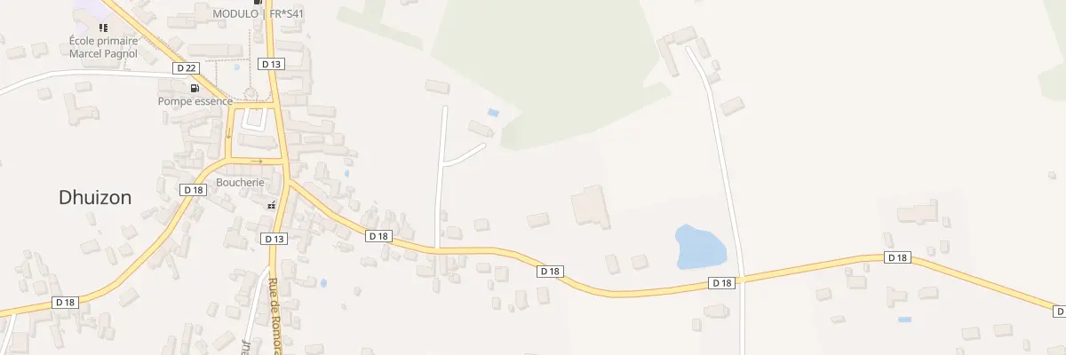 Plan du 28 Rue de Villeny à Dhuizon