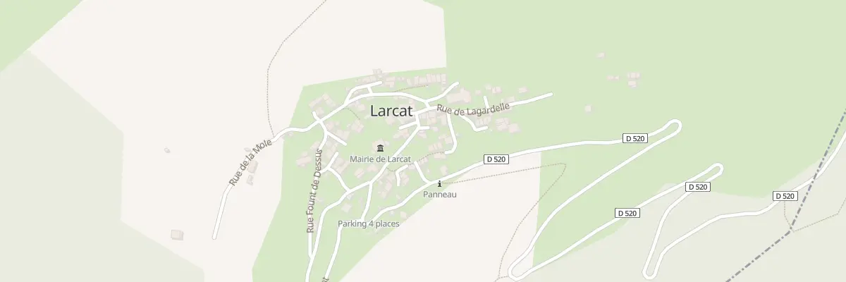 Plan du 22A Le Village à Larcat