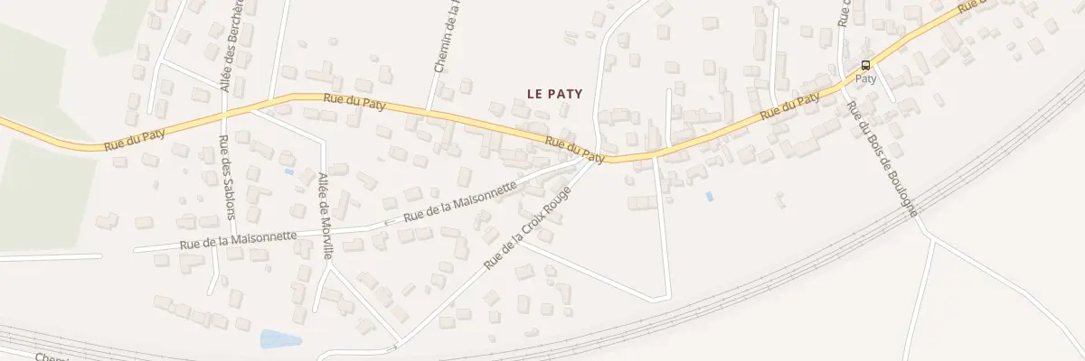 Plan du 1 Rue de la Maisonnette à Hanches