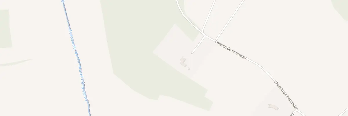Plan du 809 Che de Pramadel à Azas