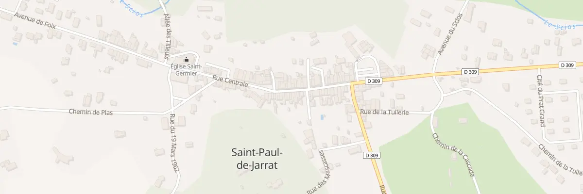Plan du 42 Rue Centrale à Saint-Paul-de-Jarrat