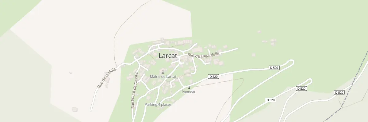 Plan du 24 Le Village à Larcat