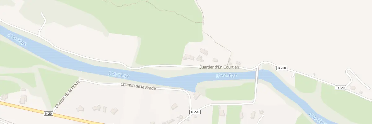 Plan du 14 Qua d’En Courtiels à Aulos-Sinsat