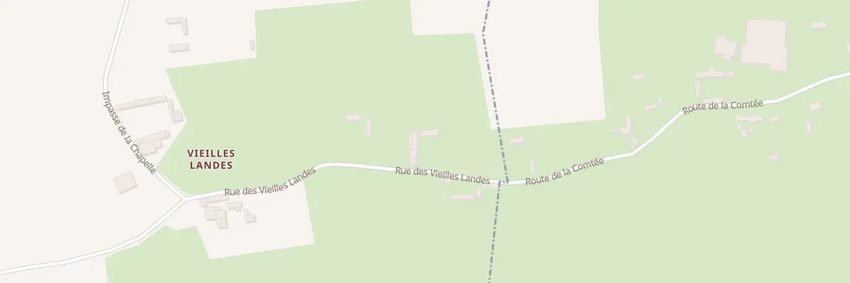 Plan du 5051 Vieilles Landes à Landes-Vieilles-et-Neuves