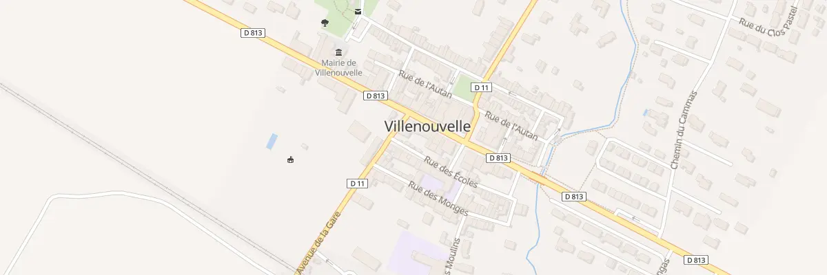 Plan du 18 Rte Nationale 113 à Villenouvelle