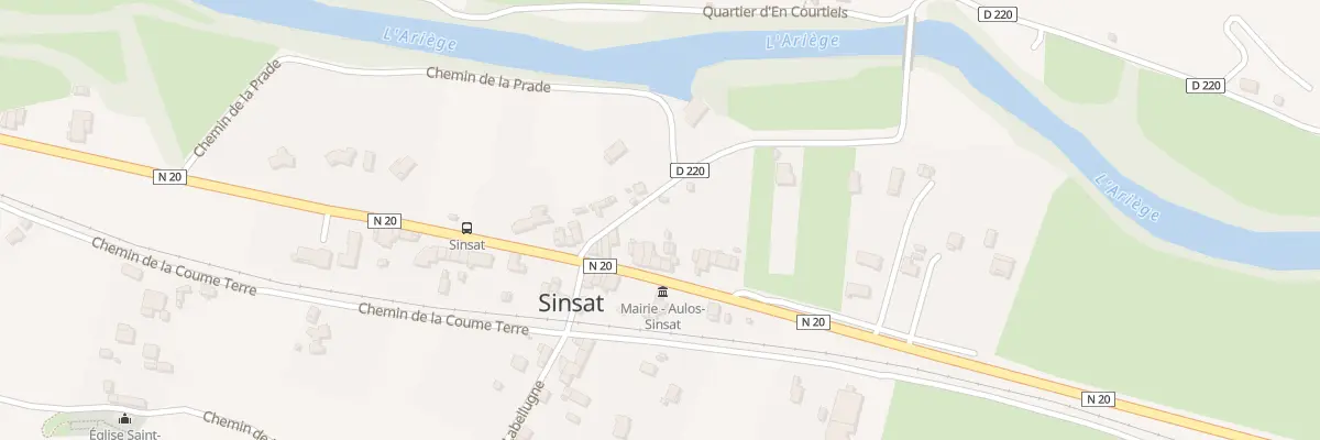 Plan du 8 Av Paul Berdot à Aulos-Sinsat