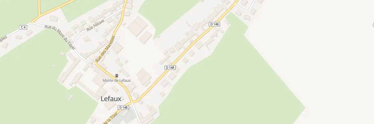 Plan du 11 Rue du Point du Jour à Lefaux