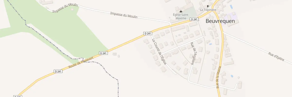 Plan du 4 Rue des Sablons à Beuvrequen