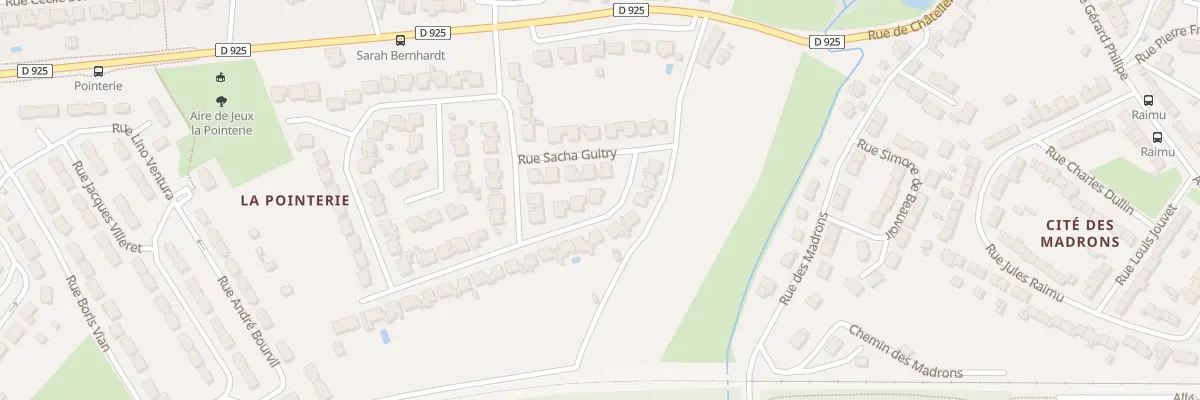 Plan du 12 Rue Sacha Guitry à Châteauroux