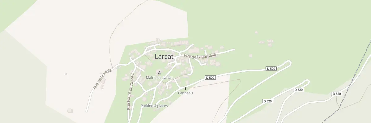 Plan du 22 Le Village à Larcat