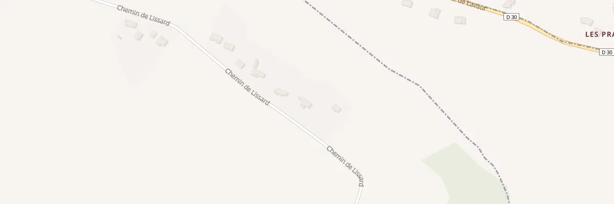 Plan du 55 Che de Lissard à Montpitol