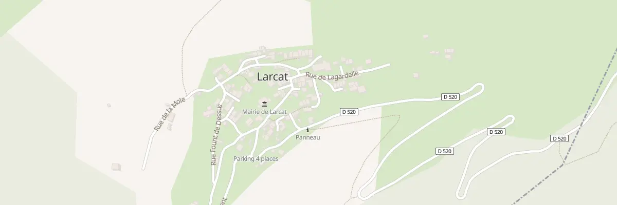 Plan du 19 Le Village à Larcat