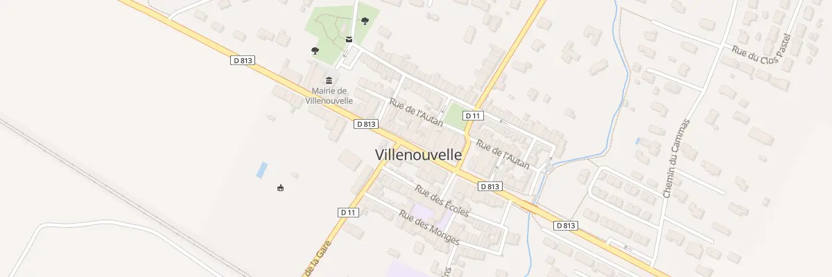 Plan du 25 Rte Nationale 113 à Villenouvelle