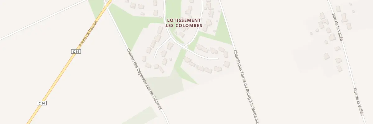 Plan du 31 Rue du Lot Les Colombes à Coulmiers