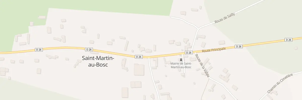 Plan du 5006 Village de Saint Martin à Saint-Martin-au-Bosc