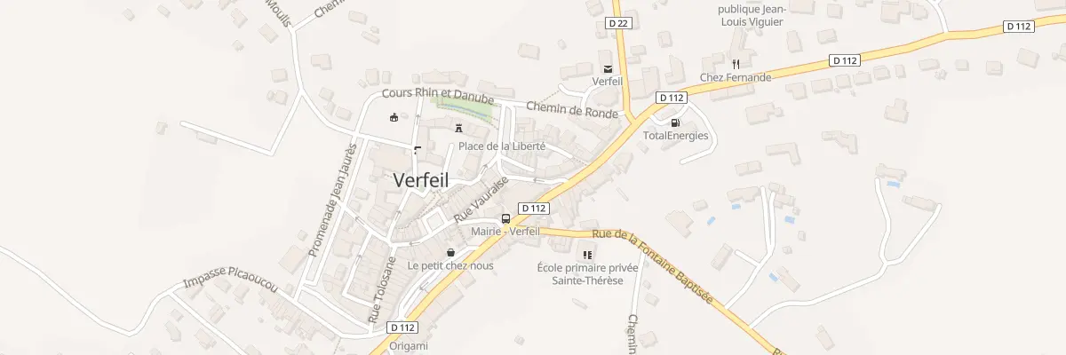 Plan du 4 Rue Vauraise à Verfeil