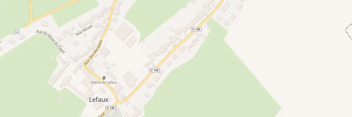 Plan du 13 Rue du Point du Jour à Lefaux