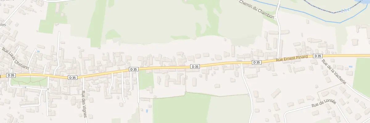 Plan du 135 Rue Ernest Pinard à Chabris
