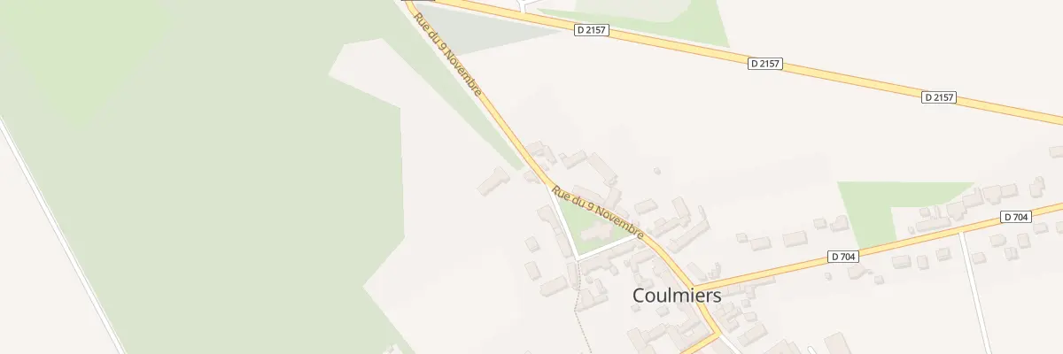 Plan du 5034 Le Bourg à Coulmiers