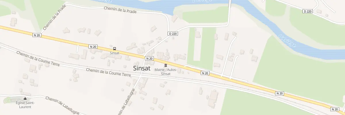 Plan du 4 Av Paul Berdot à Aulos-Sinsat