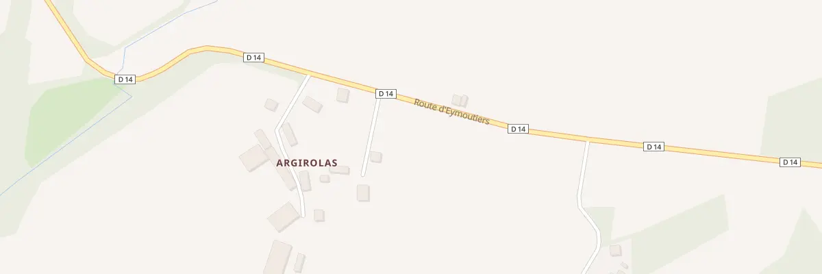 Plan du 5320 Argirolas à Augne