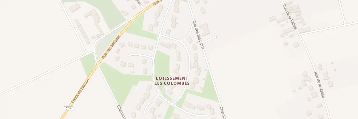 Plan du 53 Rue du Lot Les Colombes à Coulmiers