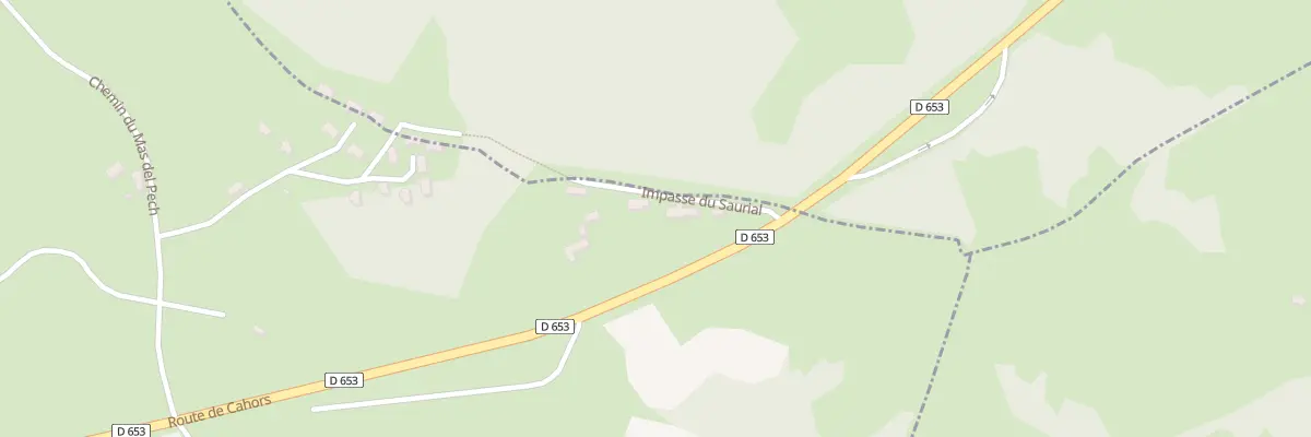Plan du 101 Imp du Saurial à Lentillac-du-Causse