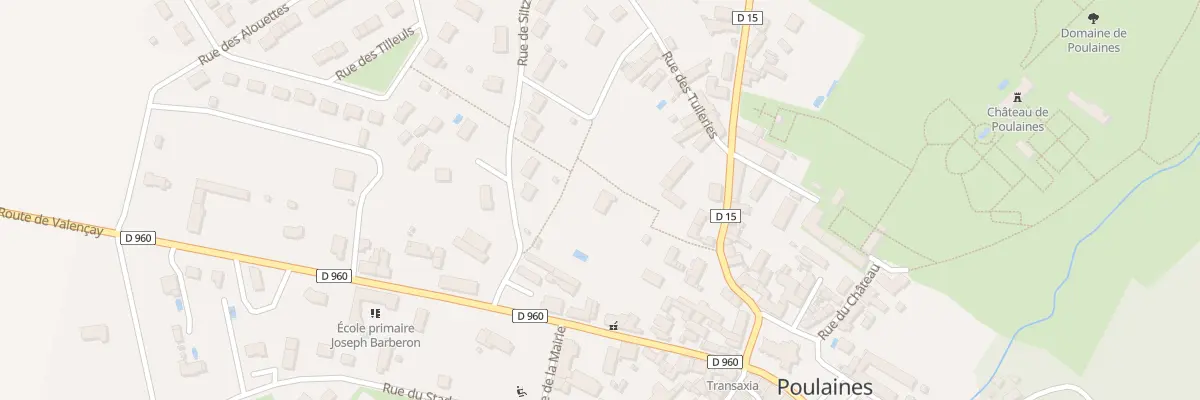 Plan du 13T Rue du Haut Marais à Poulaines