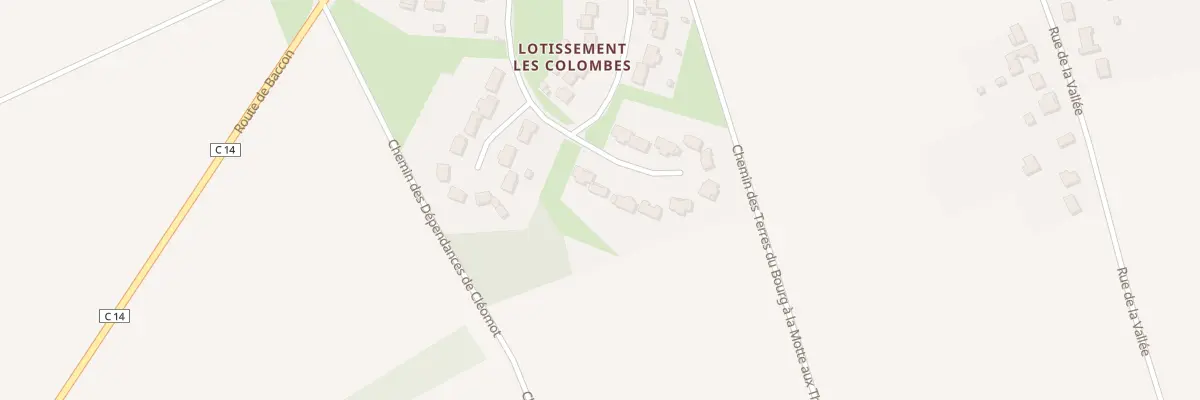 Plan du 32 Rue du Lot Les Colombes à Coulmiers