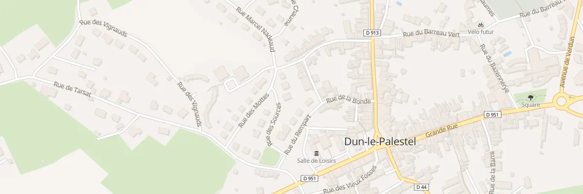 Plan du 3 Rue des Sources à Dun-le-Palestel