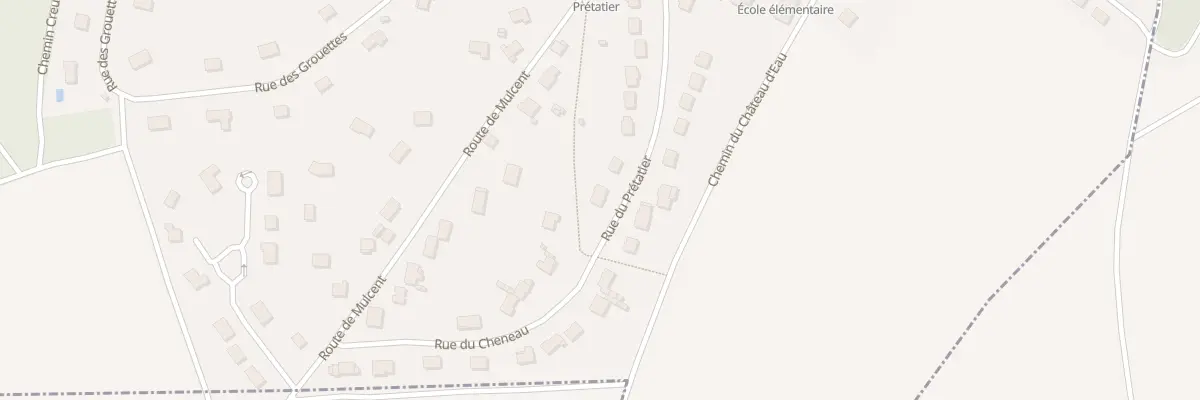 Plan du 16 Rue du Prétatier à Courgent