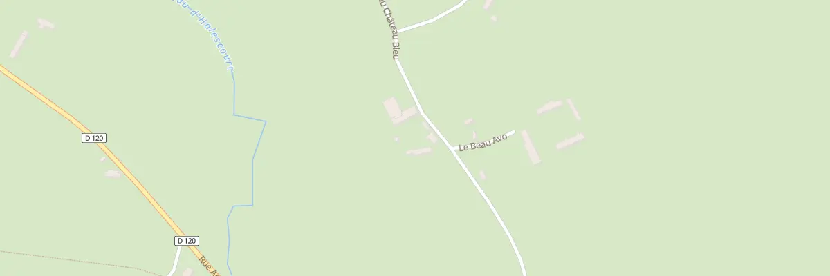 Plan du 3 Rue du Château Bleu à Haussez