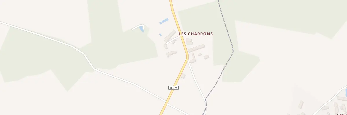 Plan du 8 Les Charrons à Poulaines
